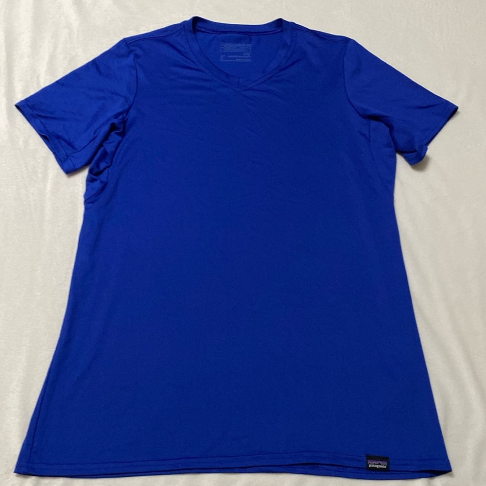 Patagonia Capilene Base layer blue shirt